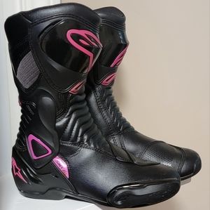 Size 7 Womens Alpinestars Motorcycle boots. S-MX 6 Stella